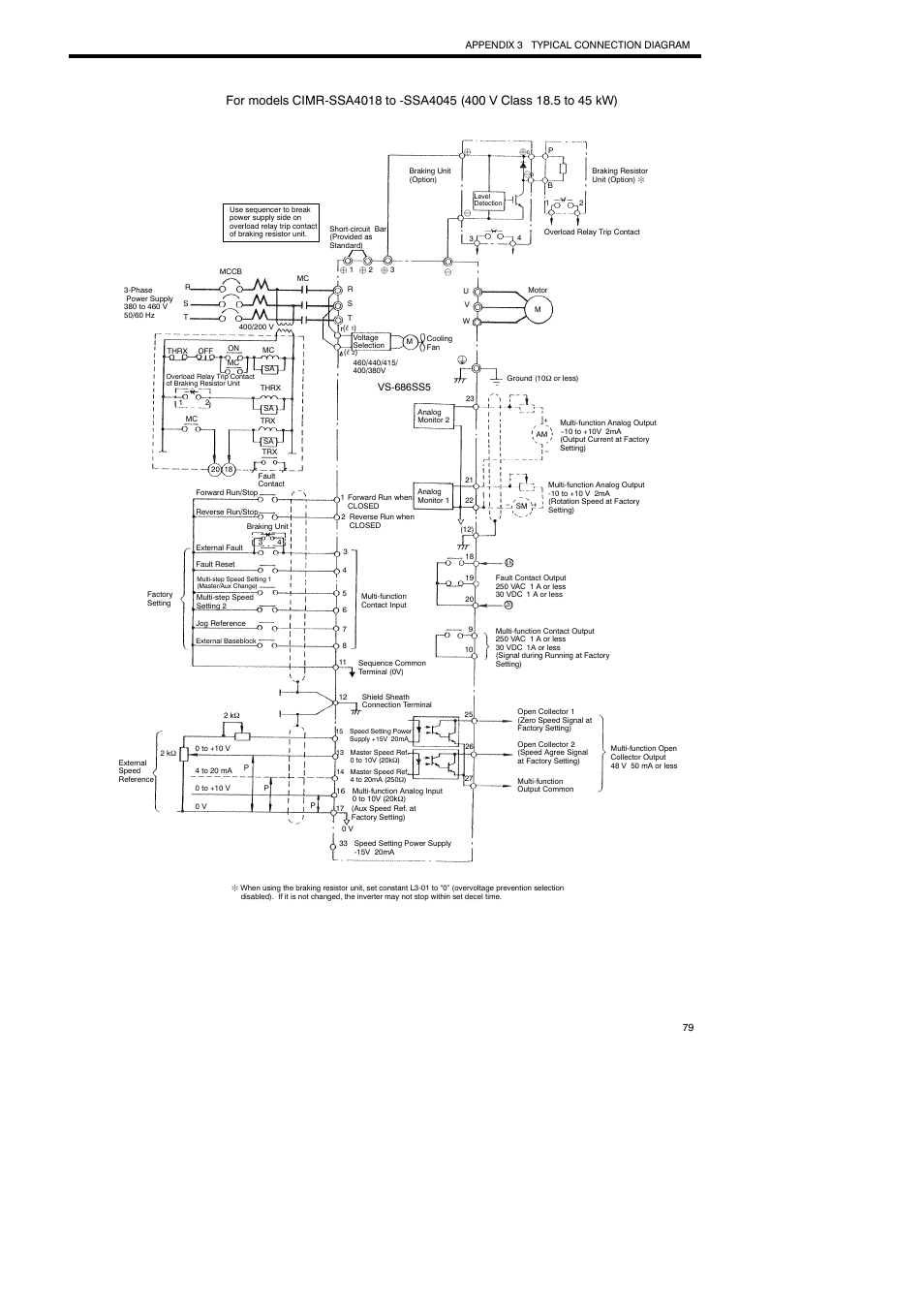 Yaskawa Varispeed-686SS5 CIMR-SSA User Manual | Page 78 / 94