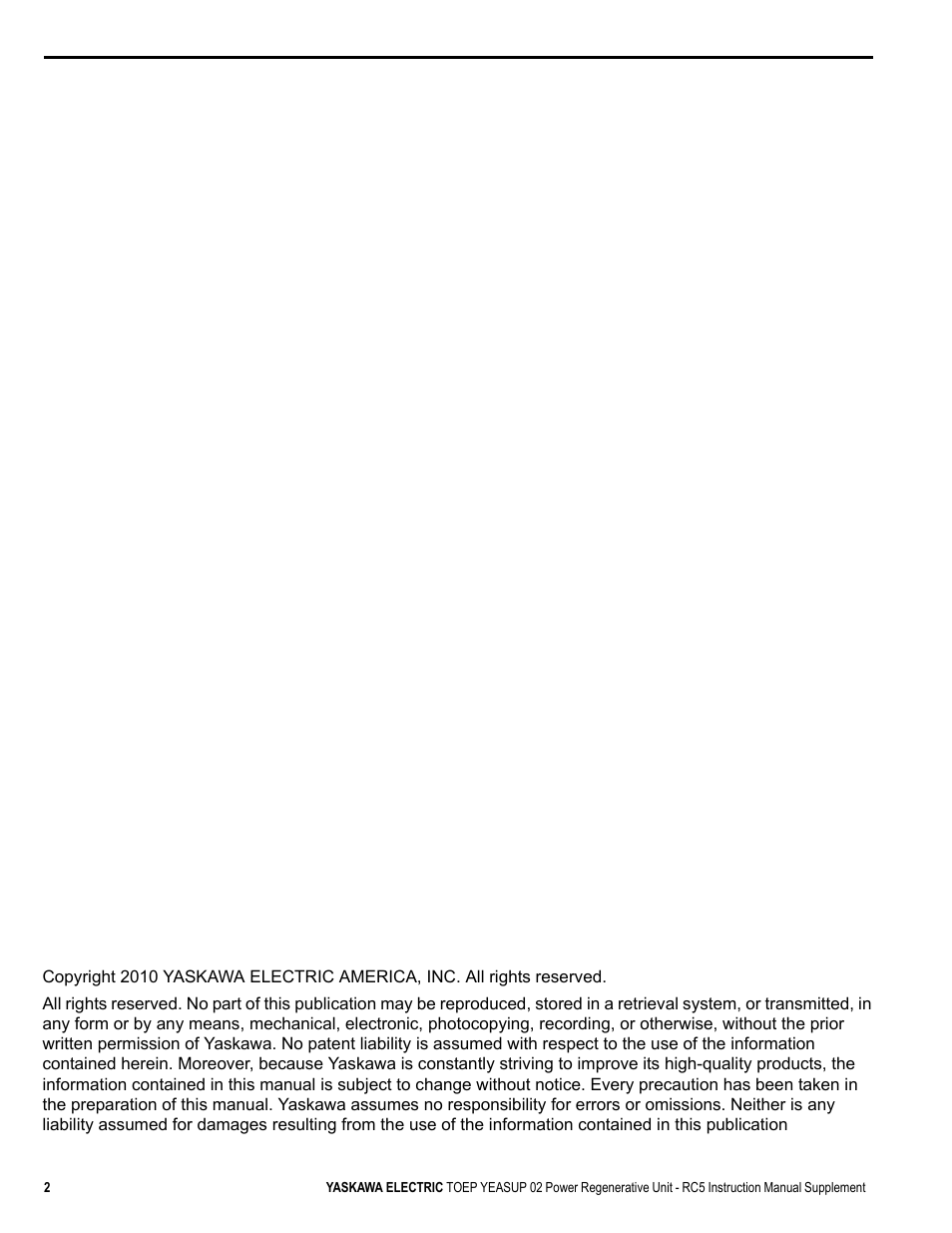 Yaskawa RC5 User Manual | Page 2 / 4