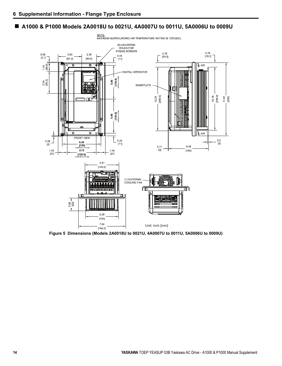 Yaskawa AC Drive-A1000 User Manual | Page 14 / 40