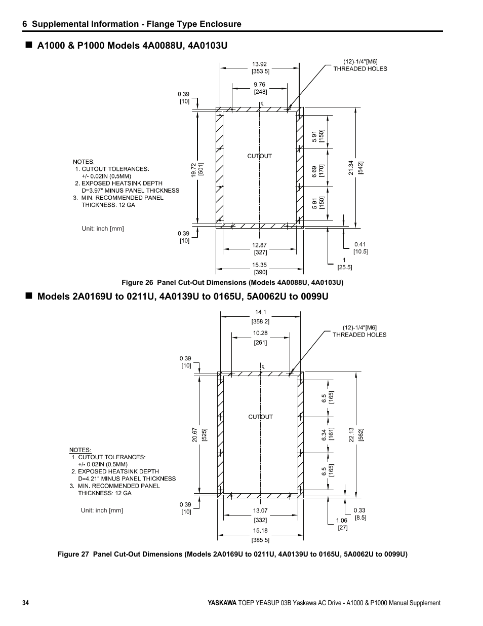 Yaskawa AC Drive-A1000 User Manual | Page 34 / 40