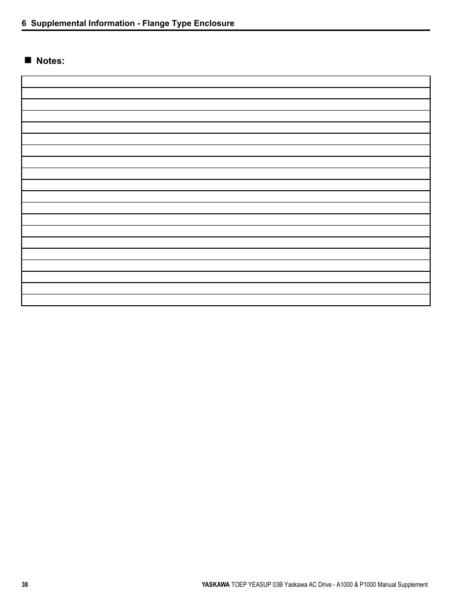 Yaskawa AC Drive-A1000 User Manual | Page 38 / 40