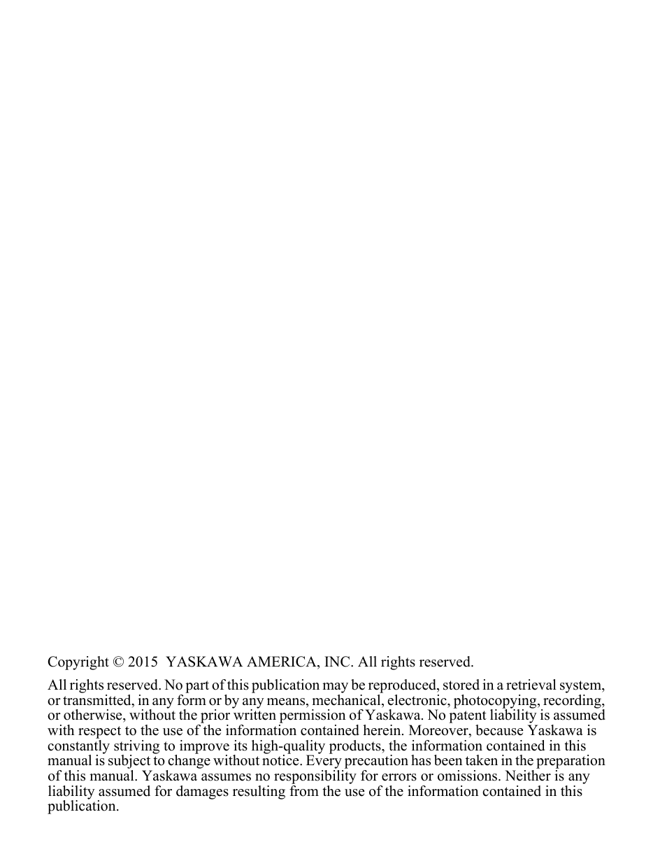 Yaskawa BACnet MS/TP SI-B3/V User Manual | Page 2 / 52