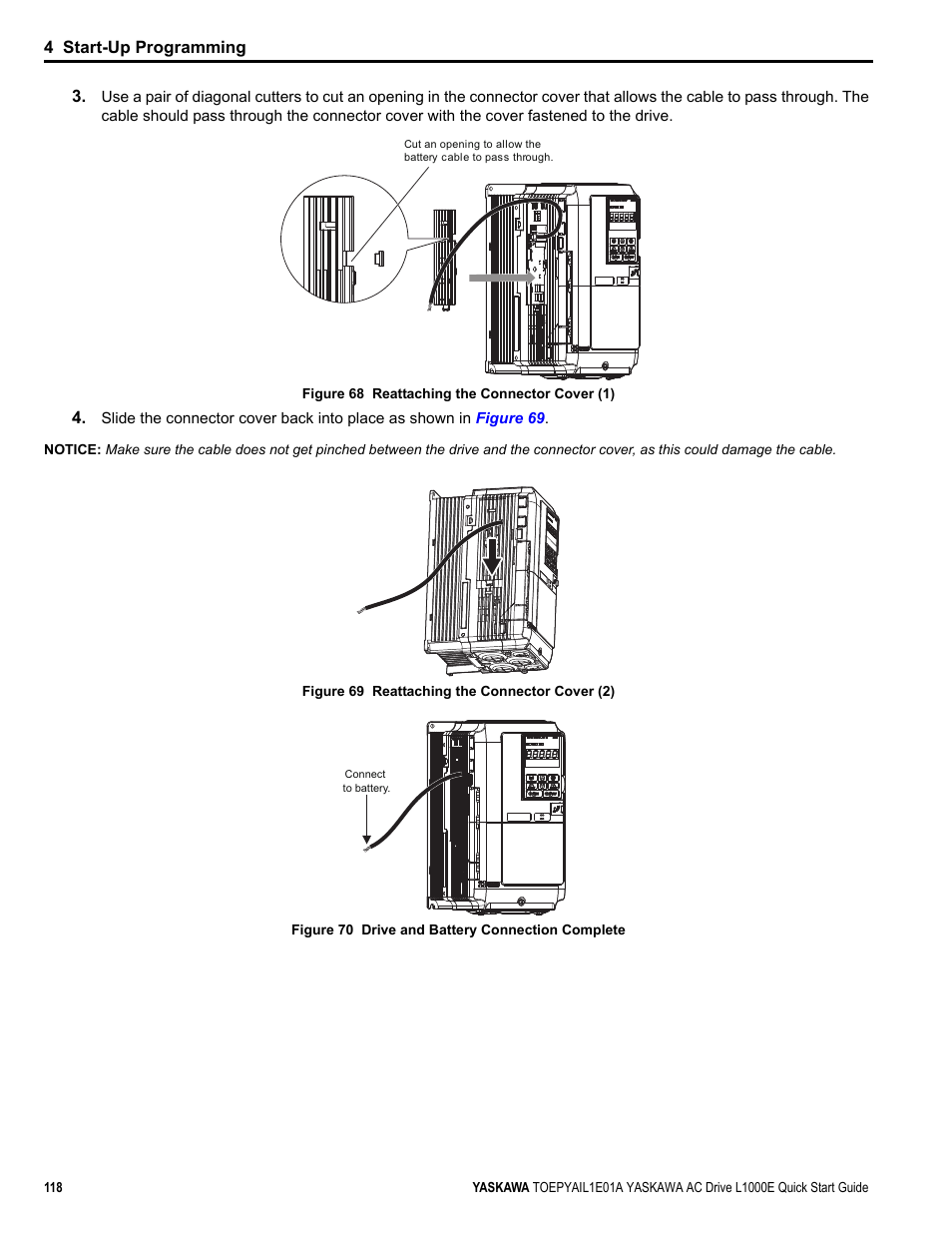 4 start-up programming | Yaskawa L1000E AC Drive CIMR-LEA User Manual | Page 118 / 236