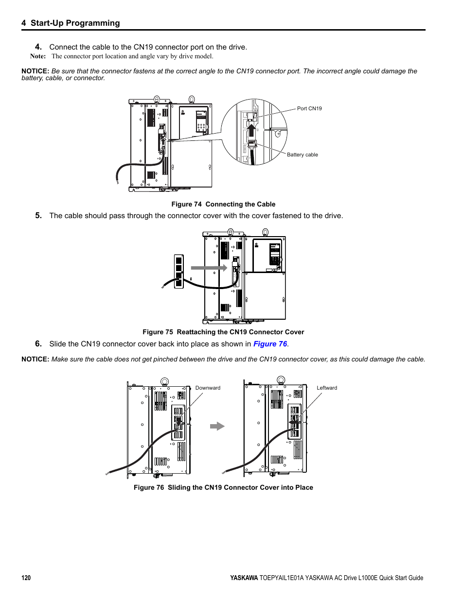 4 start-up programming | Yaskawa L1000E AC Drive CIMR-LEA User Manual | Page 120 / 236