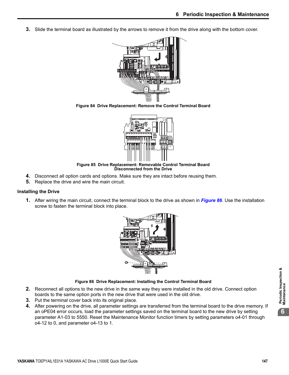 Yaskawa L1000E AC Drive CIMR-LEA User Manual | Page 147 / 236