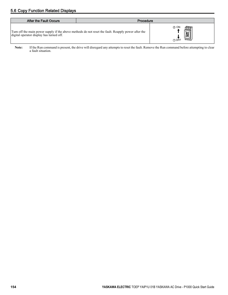 6 copy function related displays | Yaskawa CIMR-PUxA User Manual | Page 154 / 256