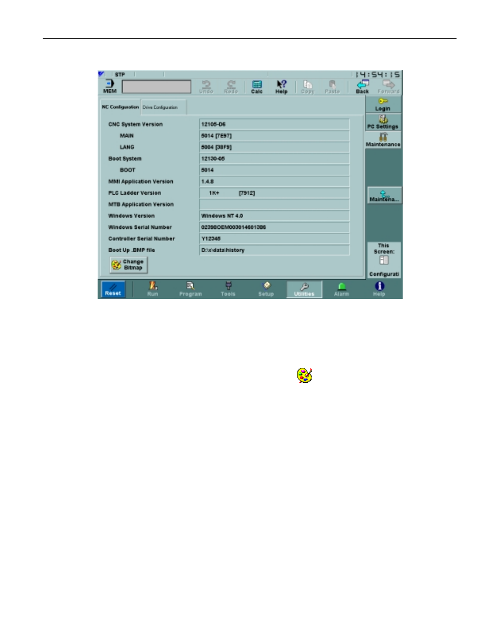4 configuration screen | Yaskawa PC NC User Manual | Page 123 / 439