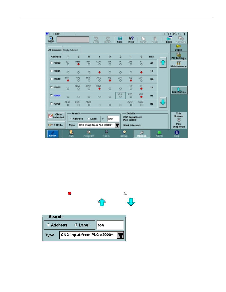 18 plc diagnosis screen | Yaskawa PC NC User Manual | Page 145 / 439