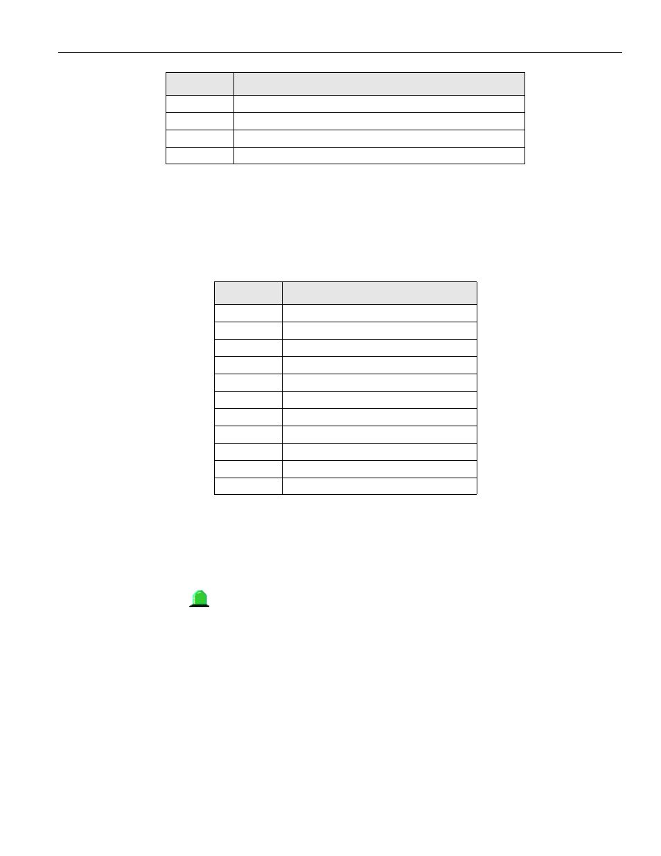 G107 corner feed rate override mode, Feed hold status, Program return search status | Blank, Idle (none of above), 4 motion status, Table 3.1.4.1: possible motion status values, M code executing, S code executing, T code executing | Yaskawa PC NC User Manual | Page 65 / 439