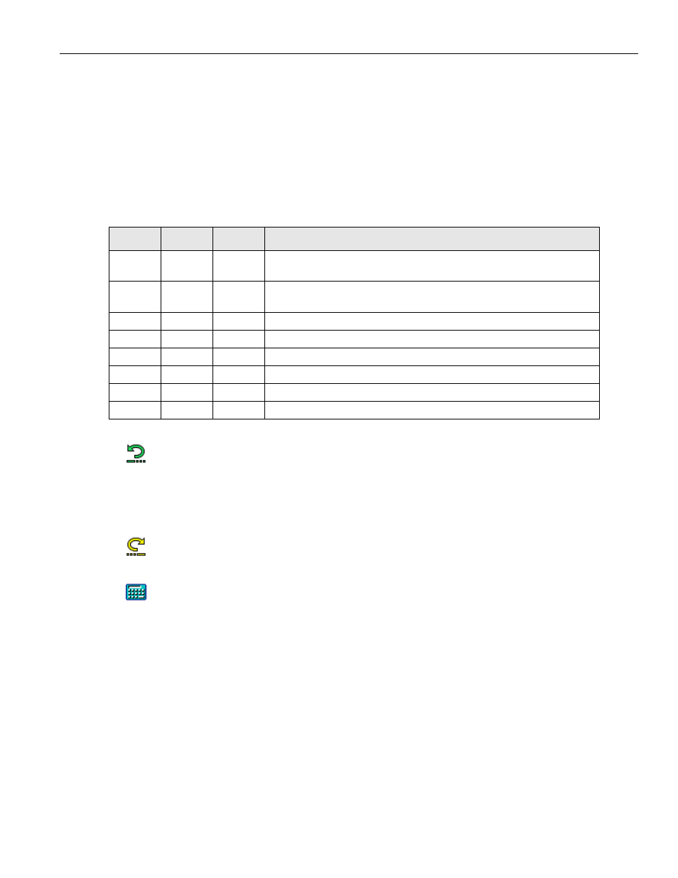 Table 3.1.9.2: parameters affecting mdi mode, External reset clears the mdi buffer, External reset does not clear the mdi buffer | Yaskawa PC NC User Manual | Page 70 / 439
