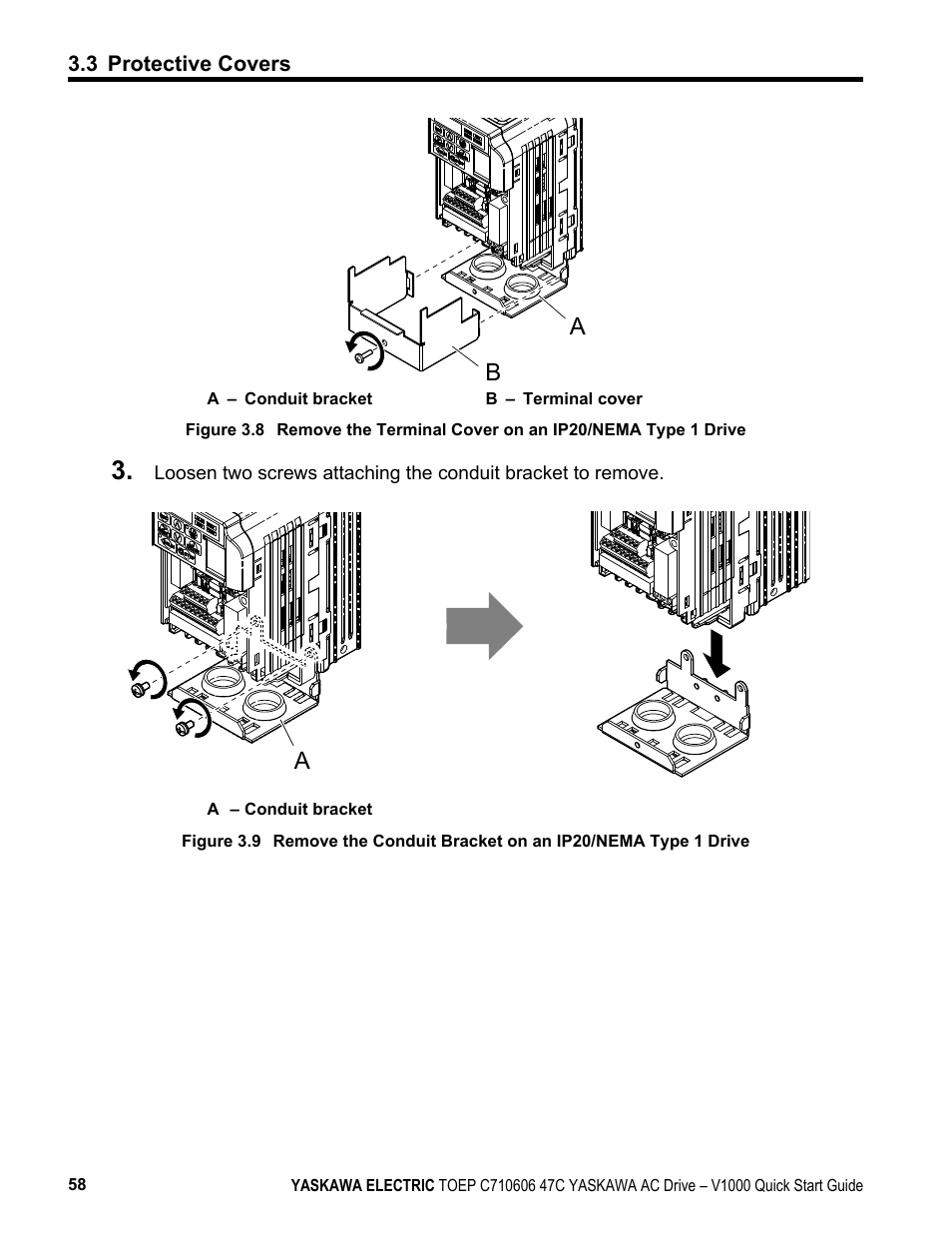 Yaskawa J1000 Compact Vector Control Drive User Manual | Page 58 / 244