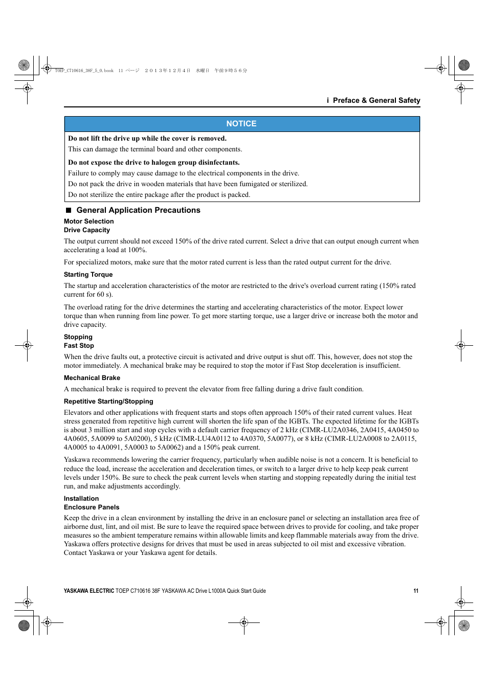 Yaskawa CIMR-LU Drives User Manual | Page 11 / 242
