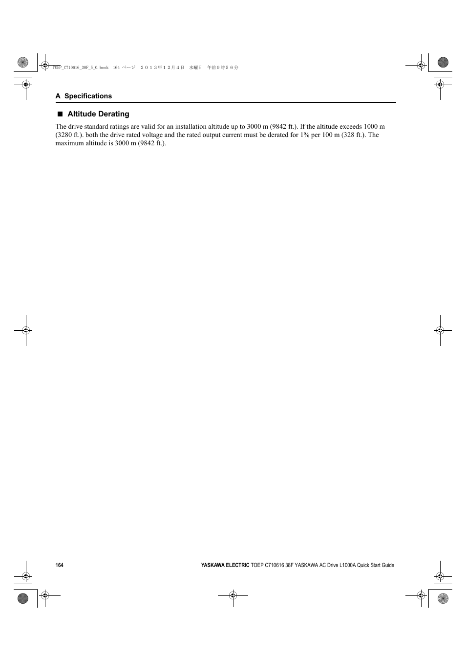 Yaskawa CIMR-LU Drives User Manual | Page 164 / 242