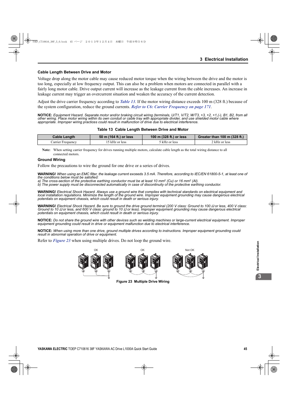 Yaskawa CIMR-LU Drives User Manual | Page 45 / 242