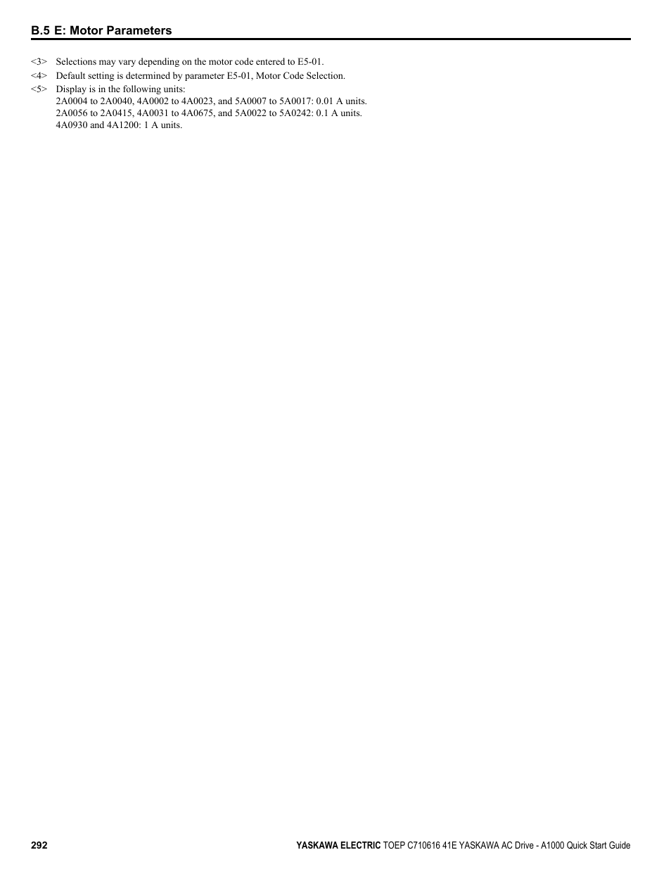 Yaskawa CIMR-AU 200V Drives User Manual | Page 292 / 374