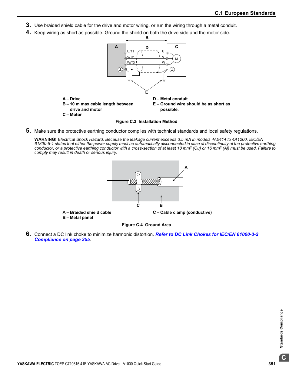 Yaskawa CIMR-AU 200V Drives User Manual | Page 351 / 374