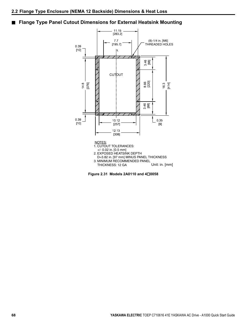 Yaskawa CIMR-AU 200V Drives User Manual | Page 68 / 374