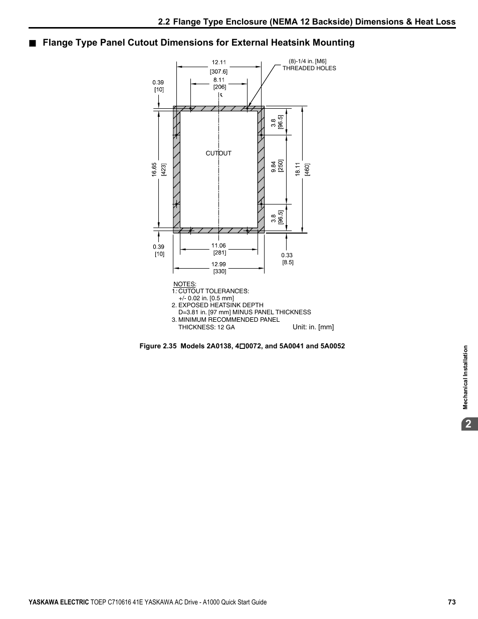 Yaskawa CIMR-AU 200V Drives User Manual | Page 73 / 374