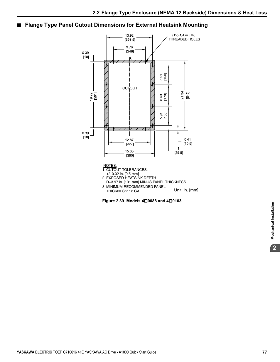 Yaskawa CIMR-AU 200V Drives User Manual | Page 77 / 374