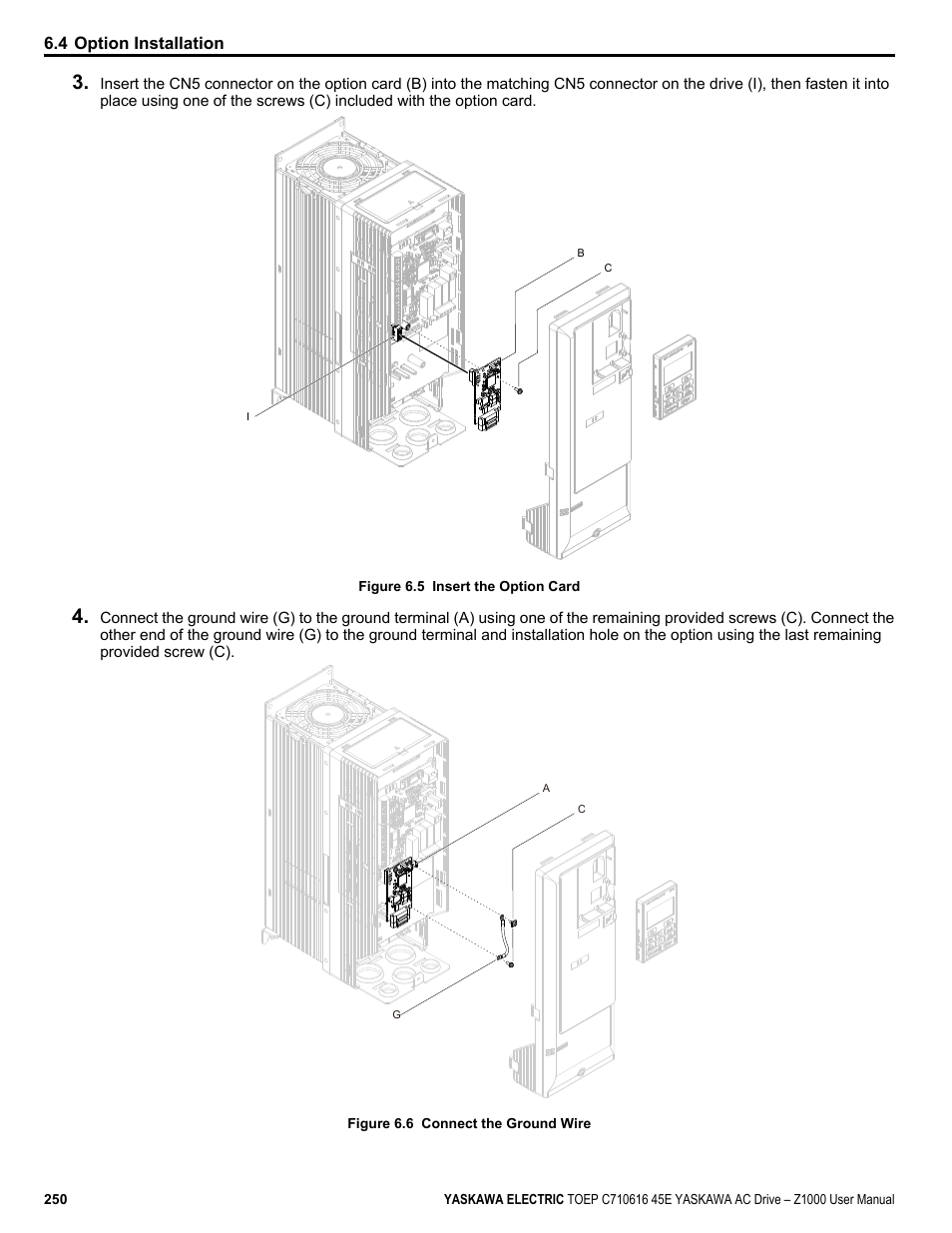 Yaskawa AC Drive Z1000 User Manual | Page 250 / 395