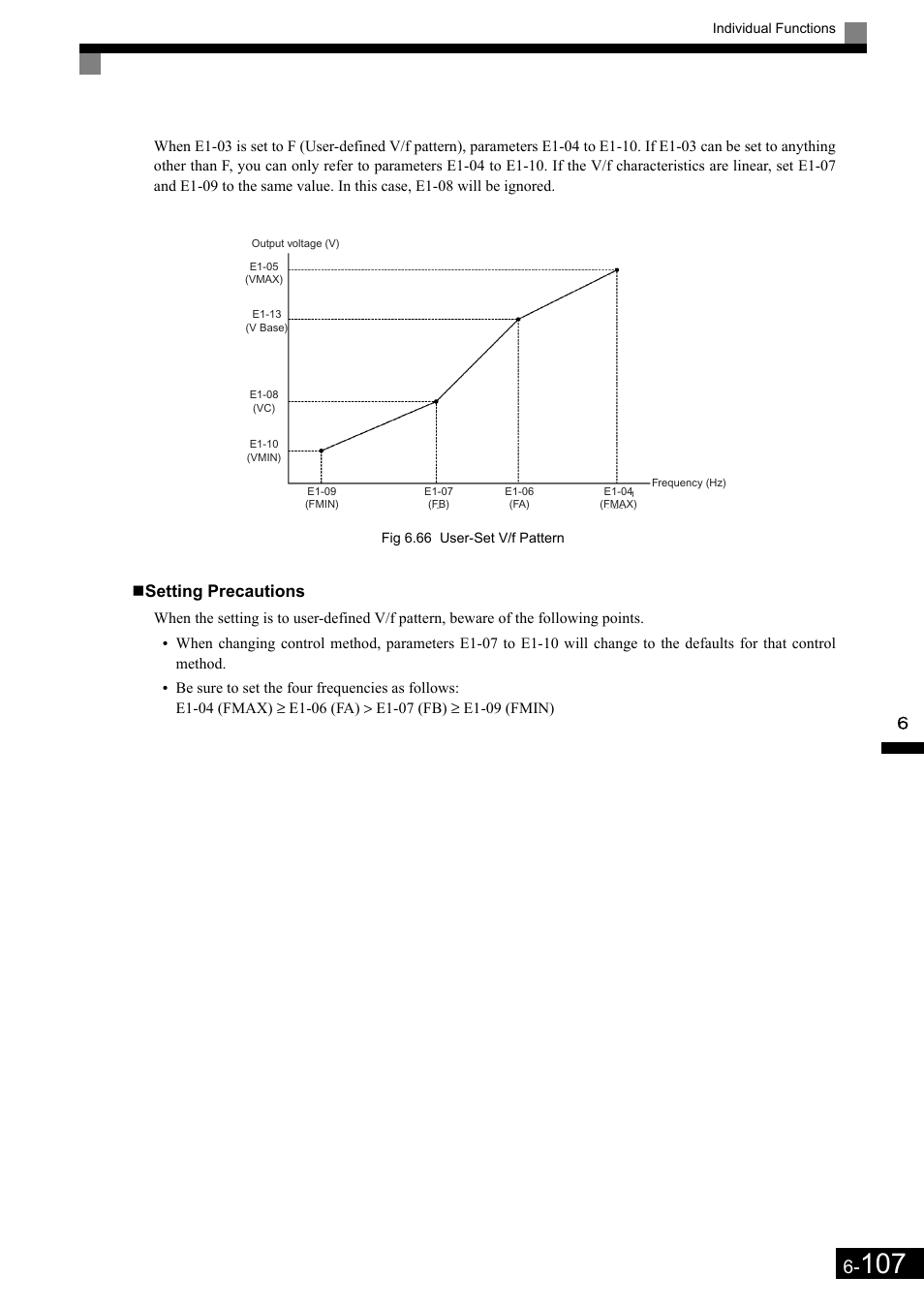 Setting precautions | Yaskawa Matrix Converter User Manual | Page 272 / 398