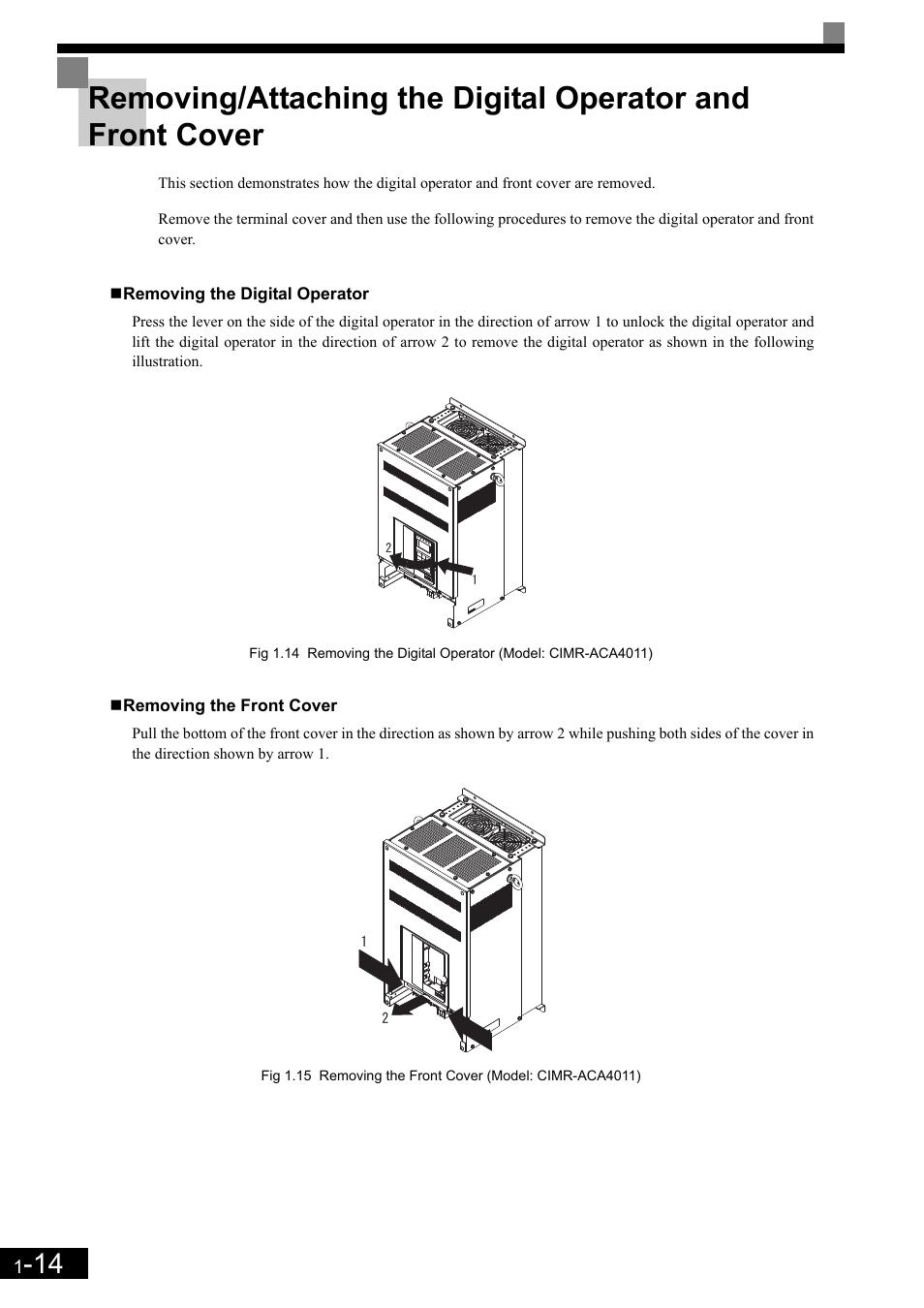 Yaskawa Matrix Converter User Manual | Page 33 / 398