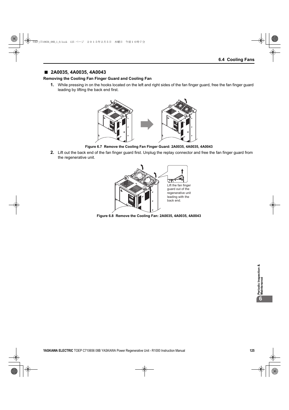 D1000 | Yaskawa R1000 Series Power Regenerative Unit User Manual | Page 125 / 221