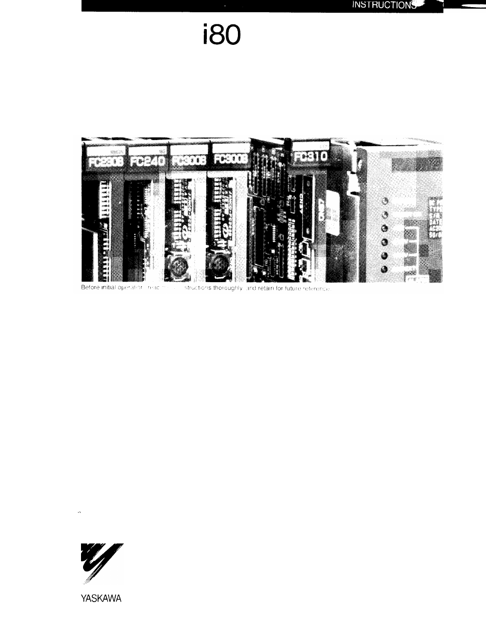 Yaskawa i80M Maintenance Manual User Manual | 224 pages