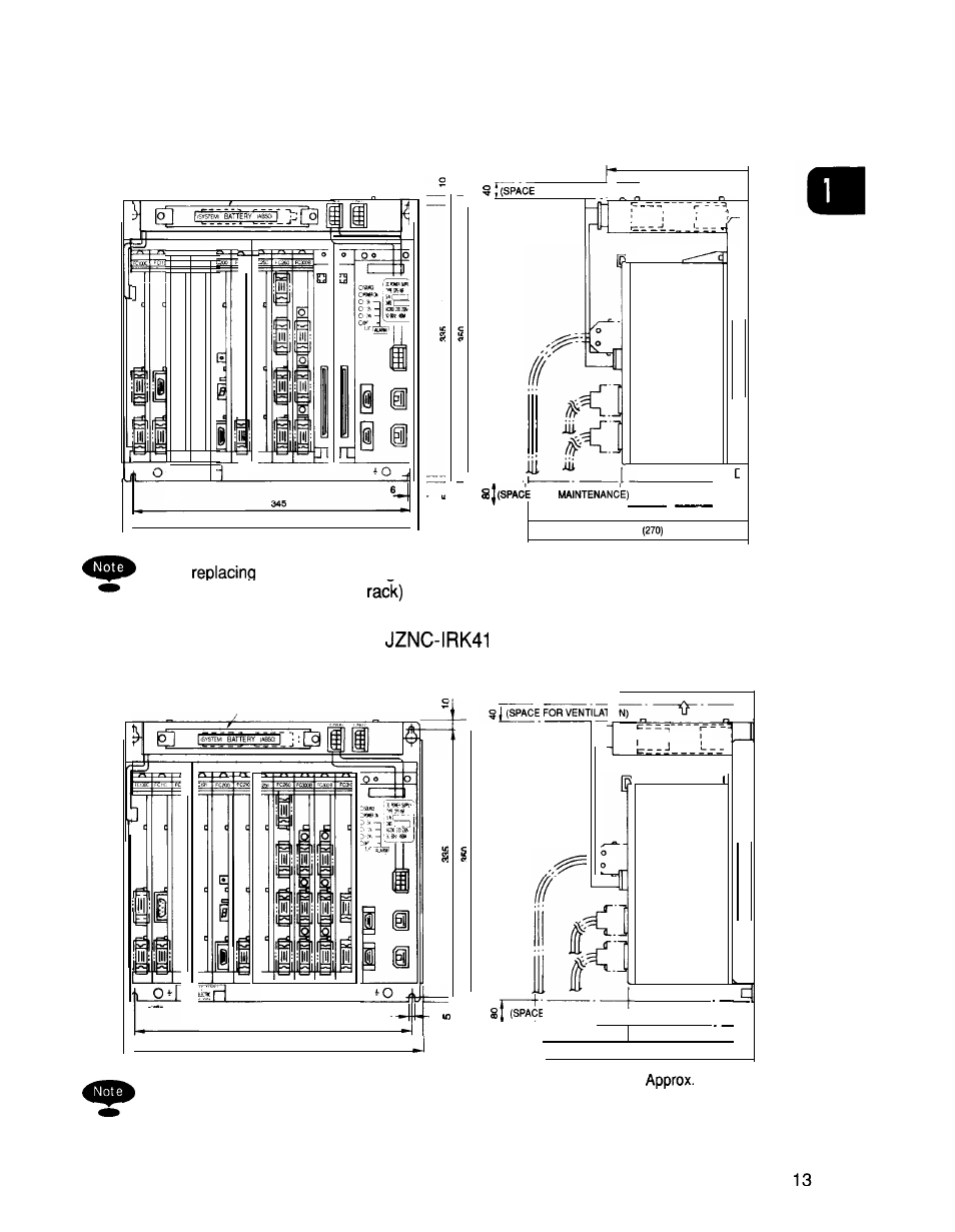 9“ amgc multiaxis (model ) | Yaskawa i80M Maintenance Manual User Manual | Page 21 / 224