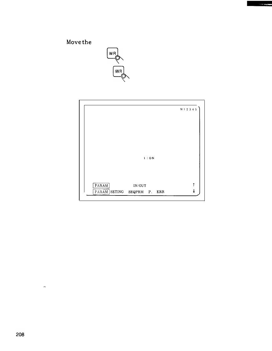 2 display and writing of fixed files, Cent’d) (g), Cursor to the bit to be changed and depress the | Yaskawa i80M Maintenance Manual User Manual | Page 216 / 224