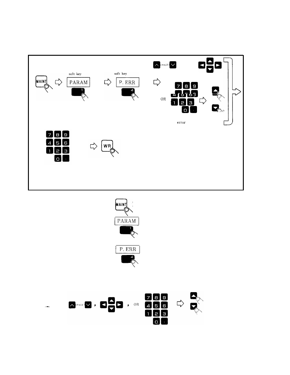 2 display and writing of fixed files, Cent’d), A) depress the | Pitch error function | Yaskawa i80M Maintenance Manual User Manual | Page 222 / 224