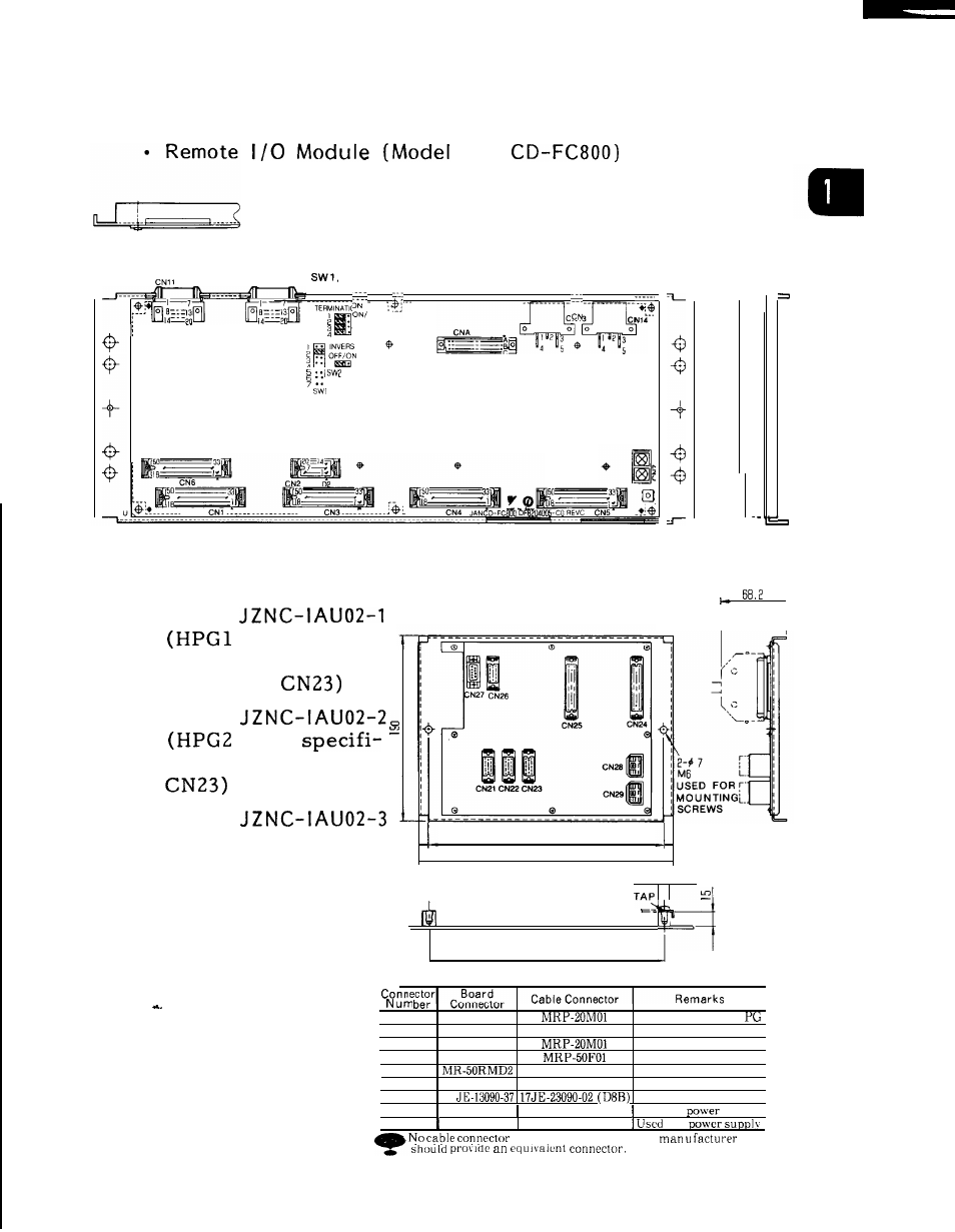 Model axis, Cations. without cn22 and model, Specifi | A x i s | Yaskawa i80M Maintenance Manual User Manual | Page 25 / 224