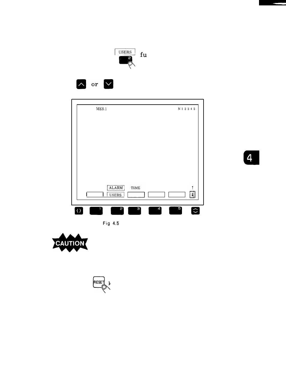 Depressing the nction selection soft key | Yaskawa i80M Maintenance Manual User Manual | Page 89 / 224