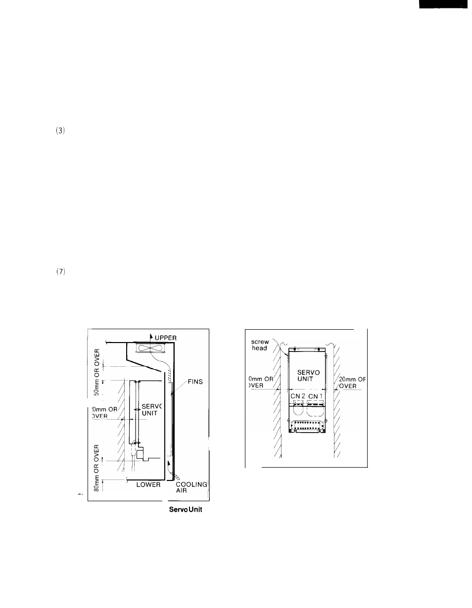 Precautions for installing servo unit | Yaskawa i80M Connecting Manual User Manual | Page 14 / 332