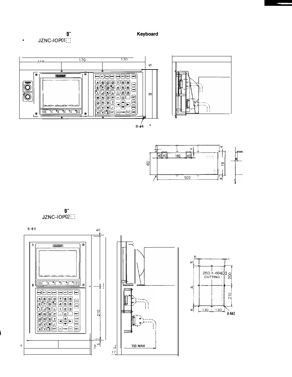 Type | Yaskawa i80M Connecting Manual User Manual | Page 289 / 332