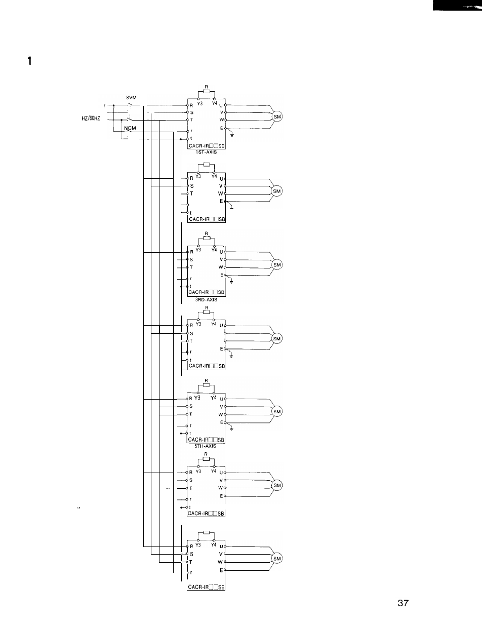 Details, Of connection to servo unit main circuit | Yaskawa i80M Connecting Manual User Manual | Page 37 / 332