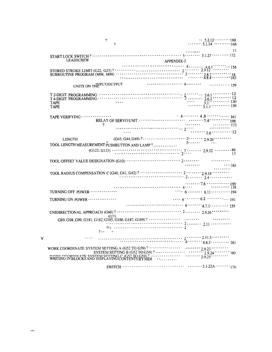 Index (cent’d) | Yaskawa J50M Instructions User Manual | Page 8 / 298