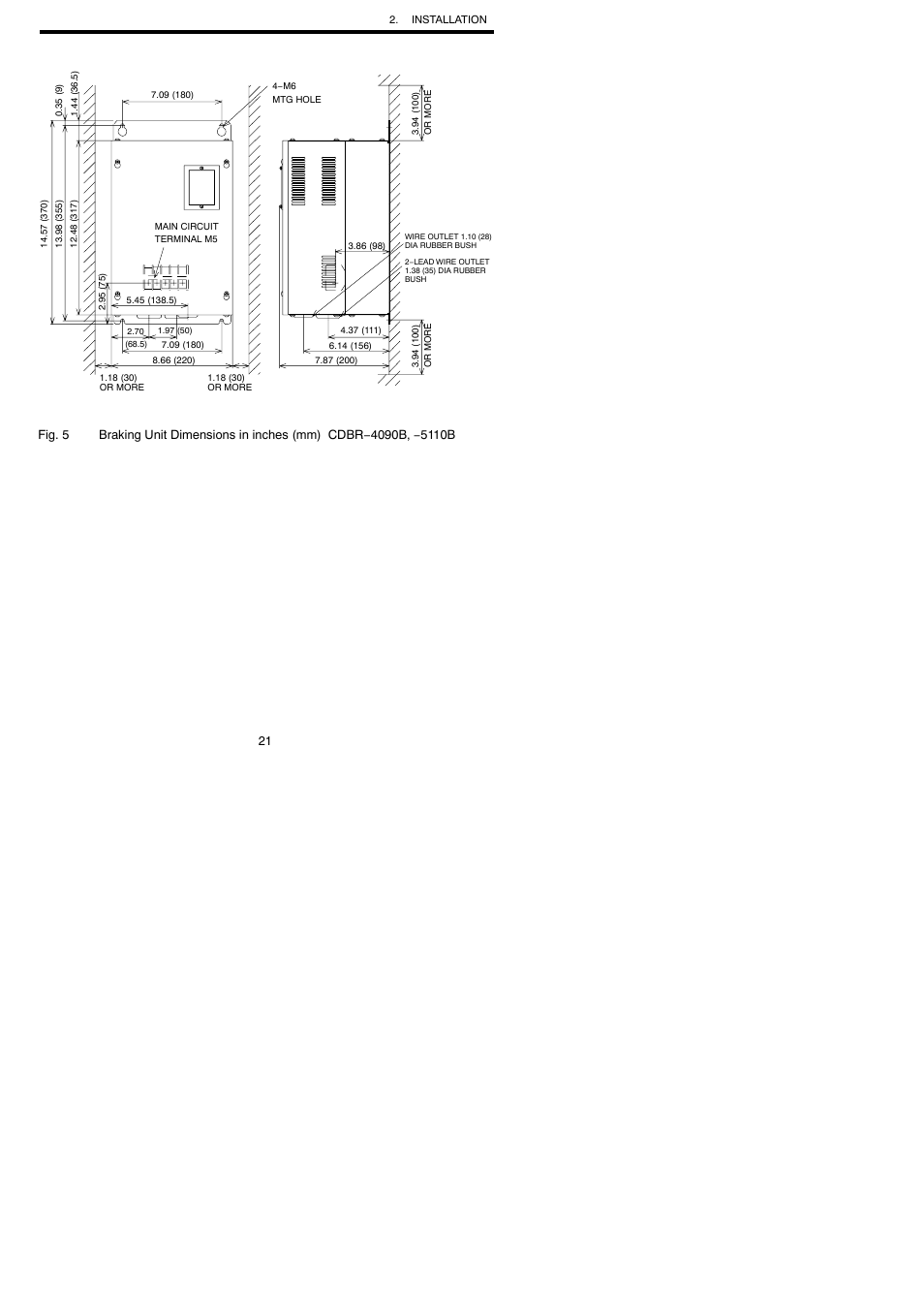 Yaskawa VARISPEED-600 SERIES INVERTER User Manual | Page 20 / 54
