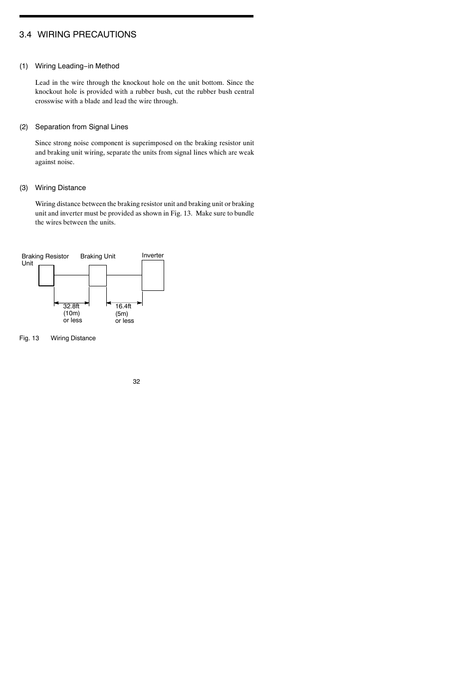 4 wiring precautions | Yaskawa VARISPEED-600 SERIES INVERTER User Manual | Page 31 / 54