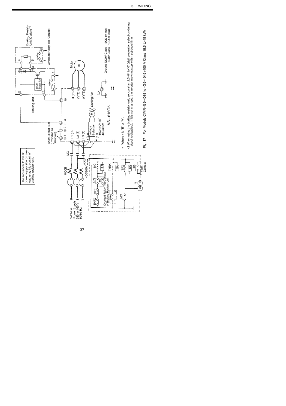 Yaskawa VARISPEED-600 SERIES INVERTER User Manual | Page 36 / 54