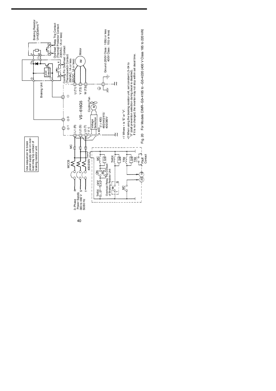 Yaskawa VARISPEED-600 SERIES INVERTER User Manual | Page 39 / 54