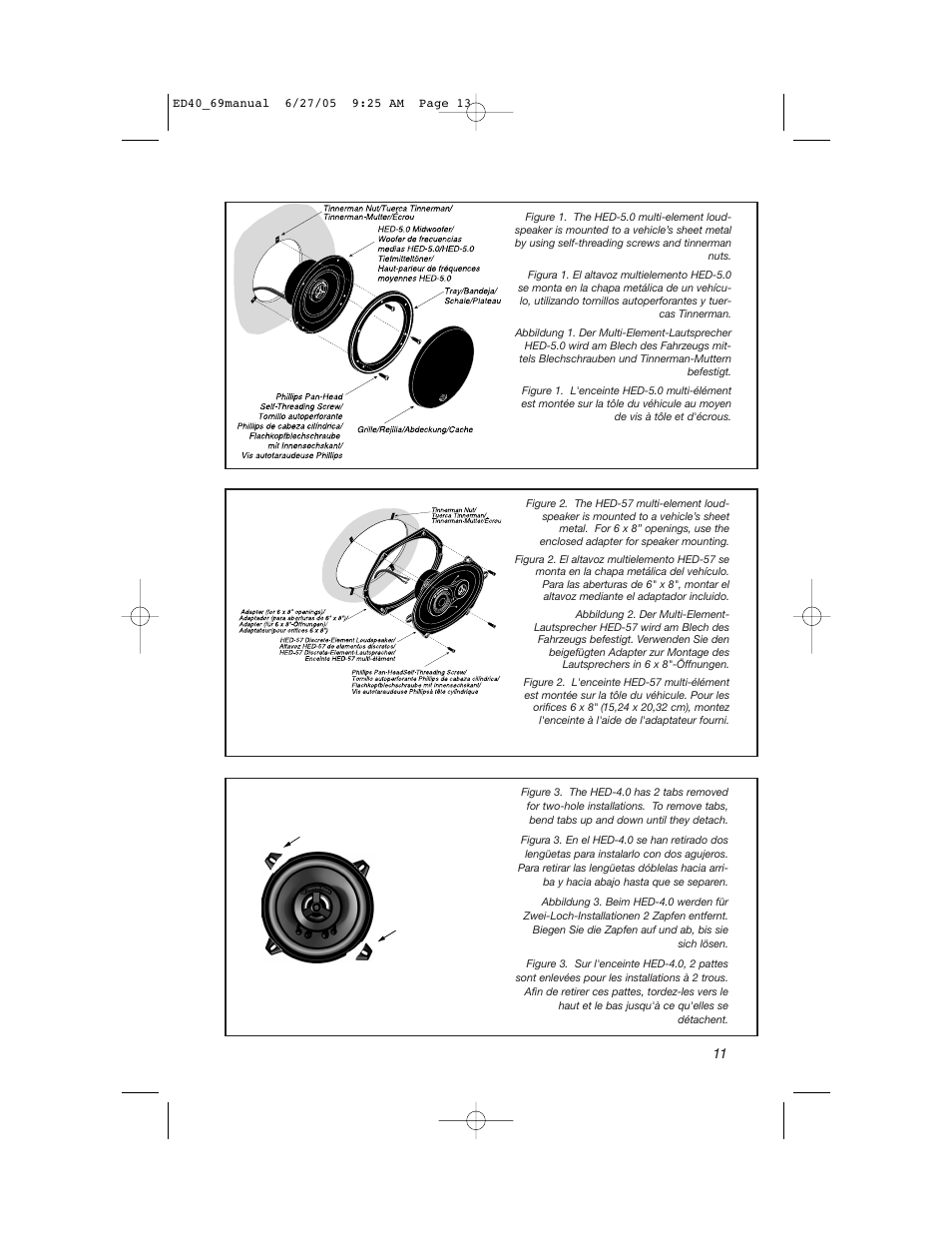 Cerwin-Vega HED-57 User Manual | Page 13 / 14