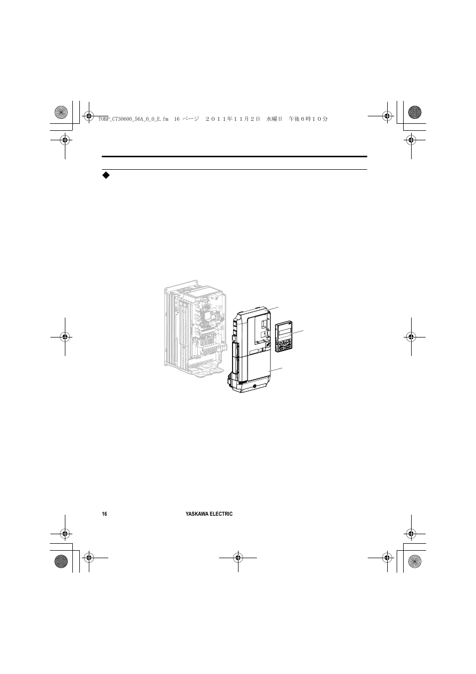 Installing the option | Yaskawa SI-W3 User Manual | Page 16 / 80