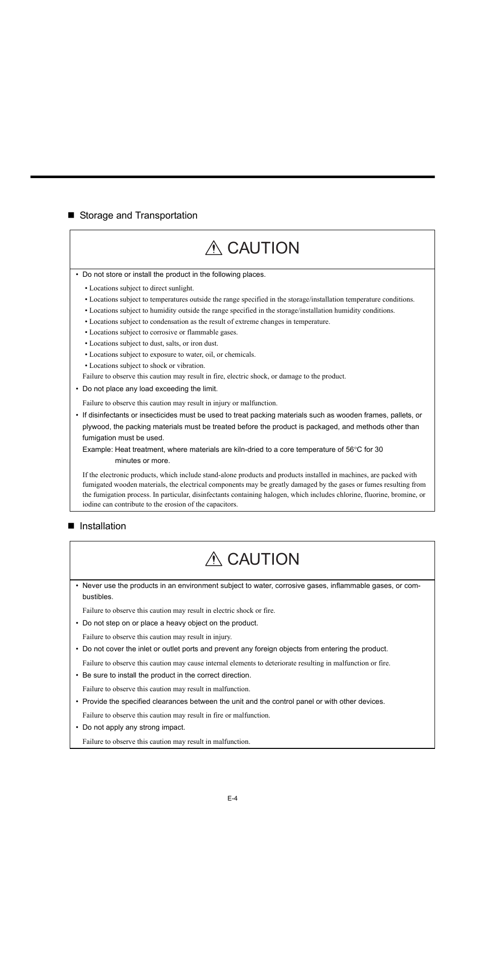 Caution | Yaskawa MP2000 Series Machine Controller Safety Precautions User Manual | Page 6 / 21