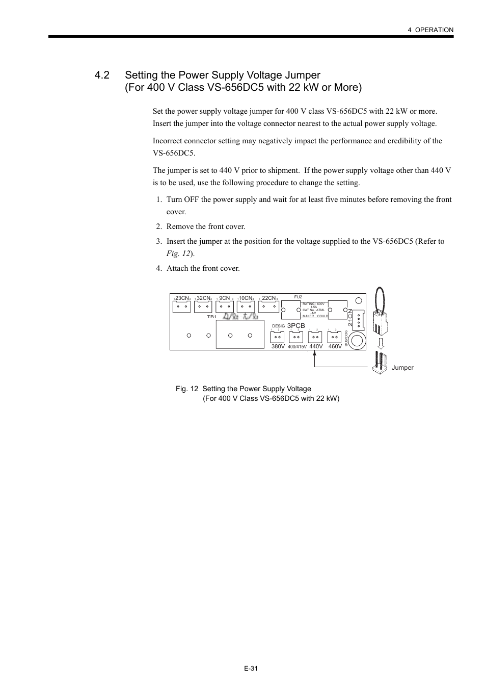 Yaskawa Varispeed-656 DC5 User Manual | Page 41 / 71