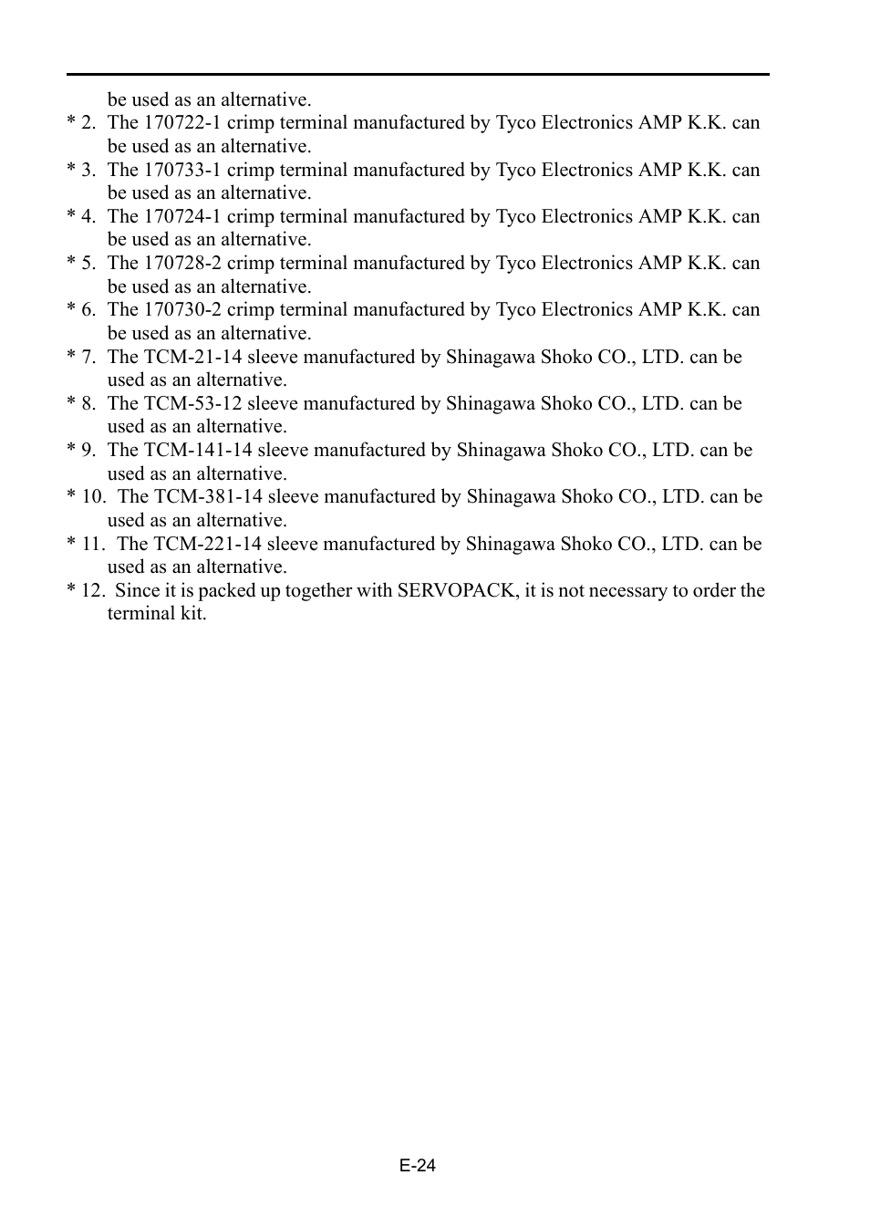 Yaskawa Sigma-5 Safety Precautions for SGDV Servo Amplifier User Manual | Page 26 / 34