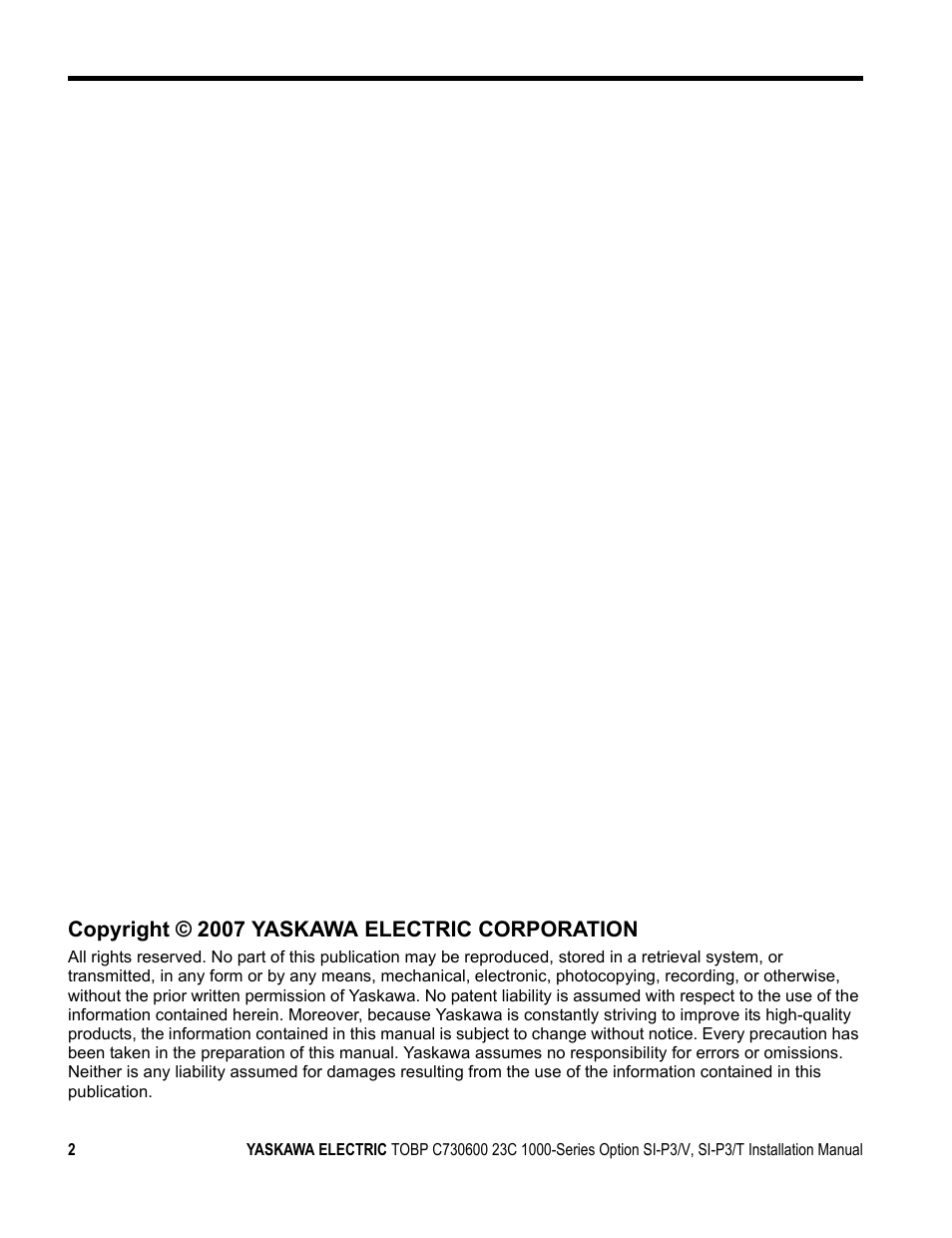 Yaskawa PG-X2G5 User Manual | Page 2 / 38