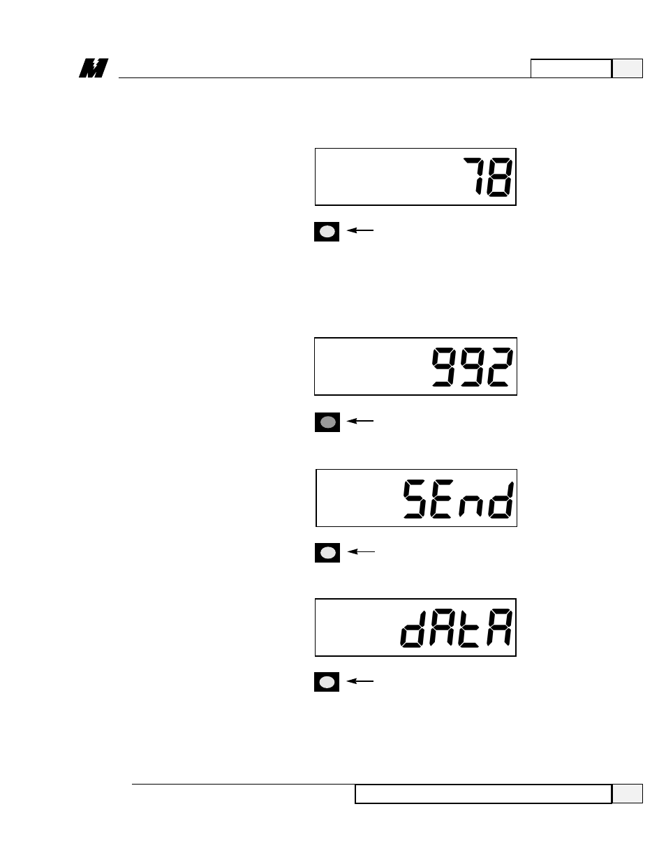 Send, Data | Yaskawa DSD 406 User Manual | Page 47 / 114