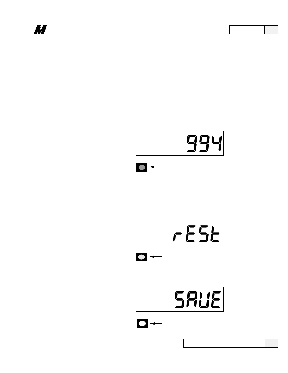 Non-volatile "ram"-access, Rest, Saue | Yaskawa DSD 406 User Manual | Page 55 / 114