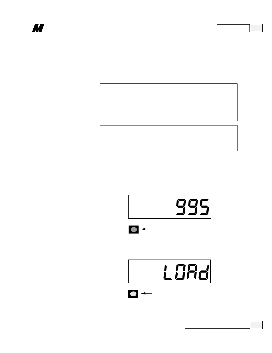Load defaults function, L0ad | Yaskawa DSD 406 User Manual | Page 57 / 114